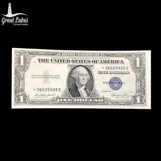 1935-E $1 Silver Certificate Star Note (CU)