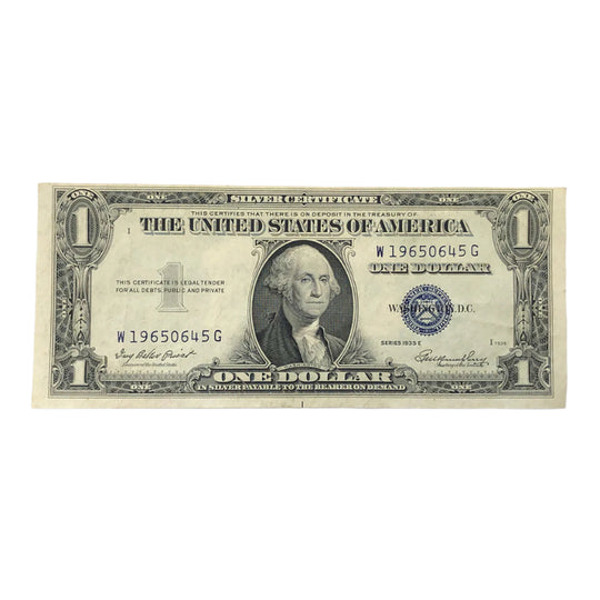 1935-E $1 Silver Certificate (AU)