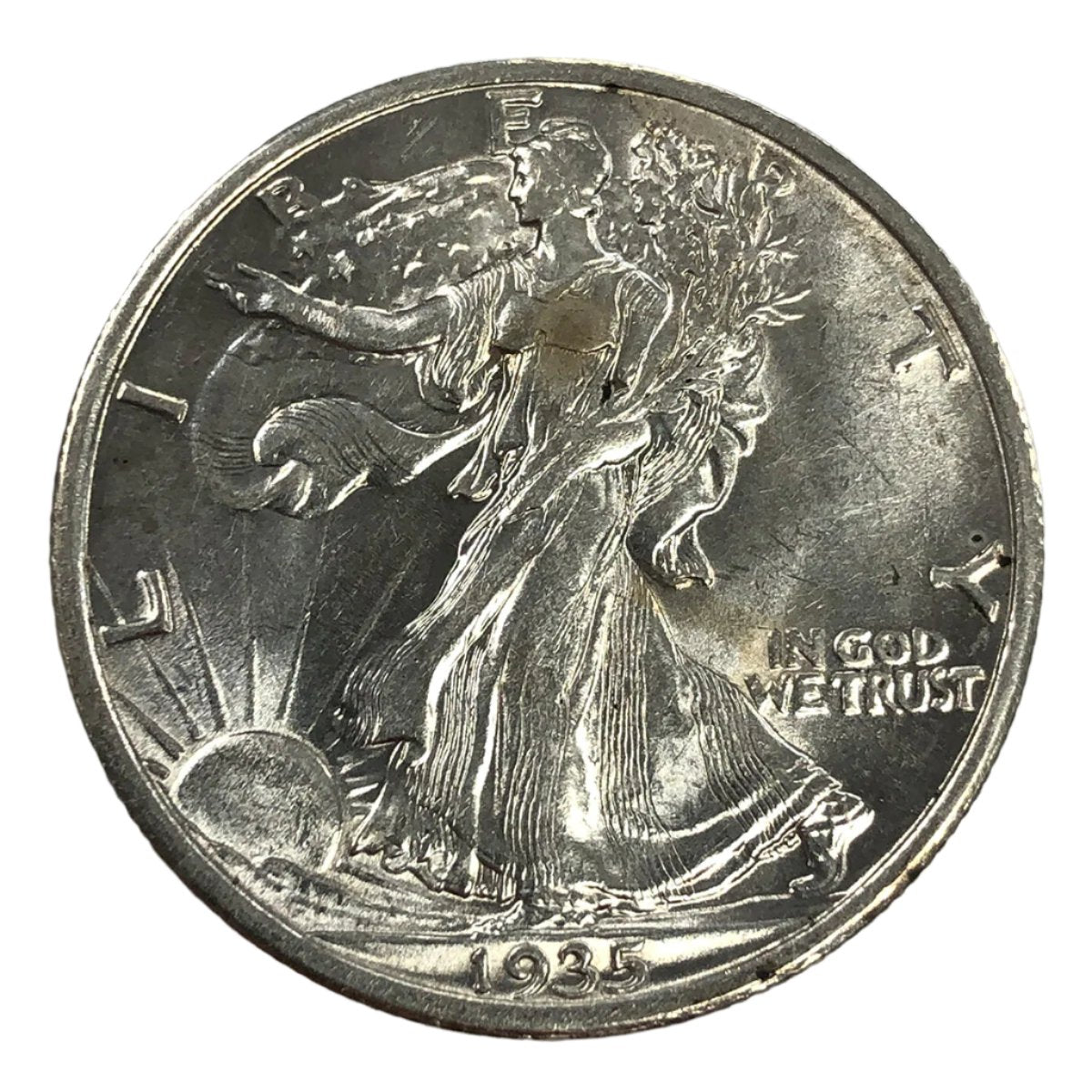 1935 Walking Liberty Half Dollar (AU)