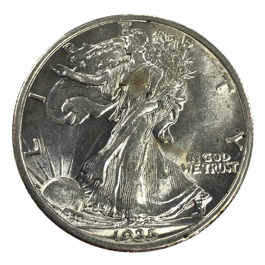 1935 Walking Liberty Half Dollar (AU)