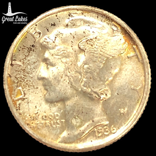 1936 Mercury Dime (BU)