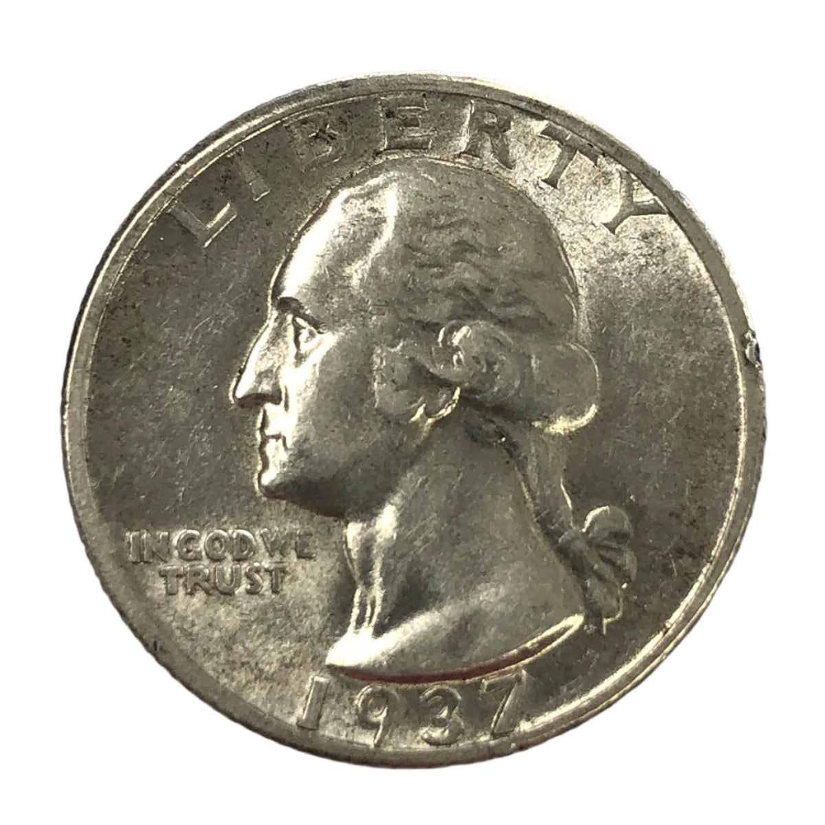 1937-D Washington Quarter (AU)