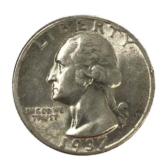 1937-D Washington Quarter (AU)