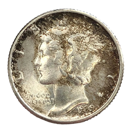 1939 Mercury Head Dime (AU)
