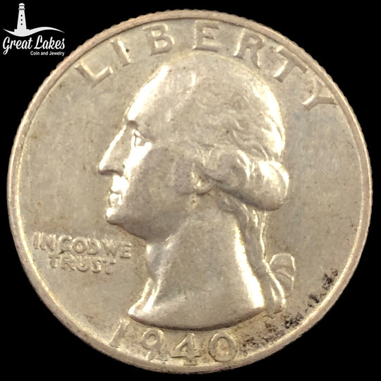 1940-D Washington Quarter (VF)