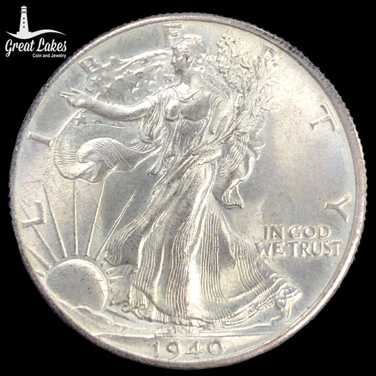 1940 Walking Liberty Half Dollar (BU)