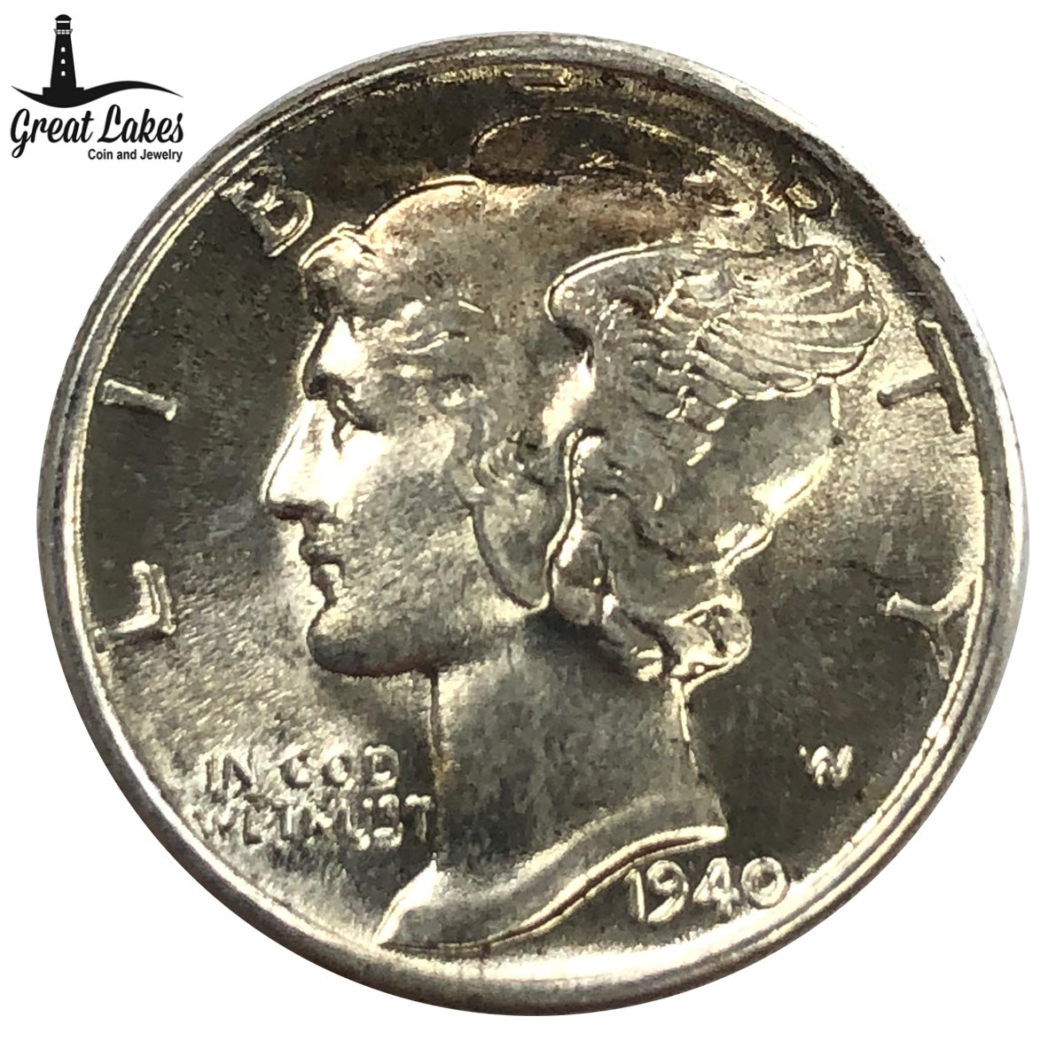 1940 Mercury Head Dime (BU)