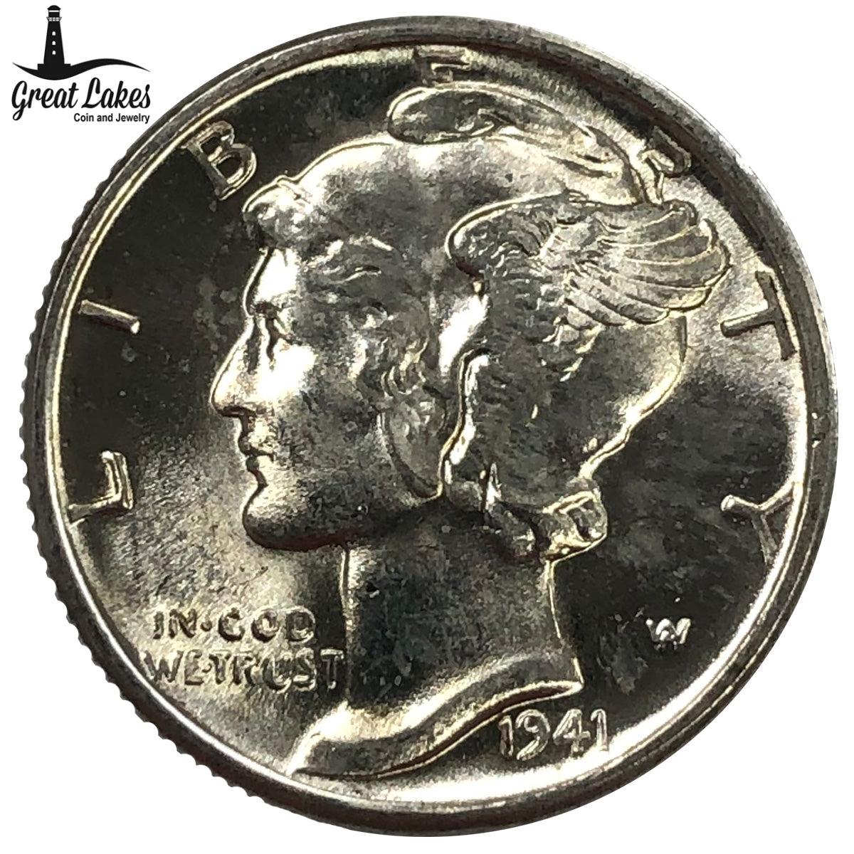 1941-D Mercury Head Dime (BU)