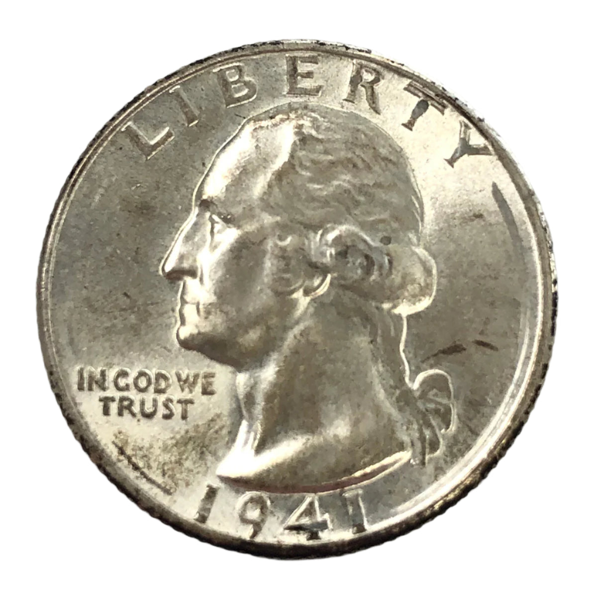 1941 Washington Quarter (BU)
