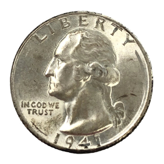 1941 Washington Quarter (BU)