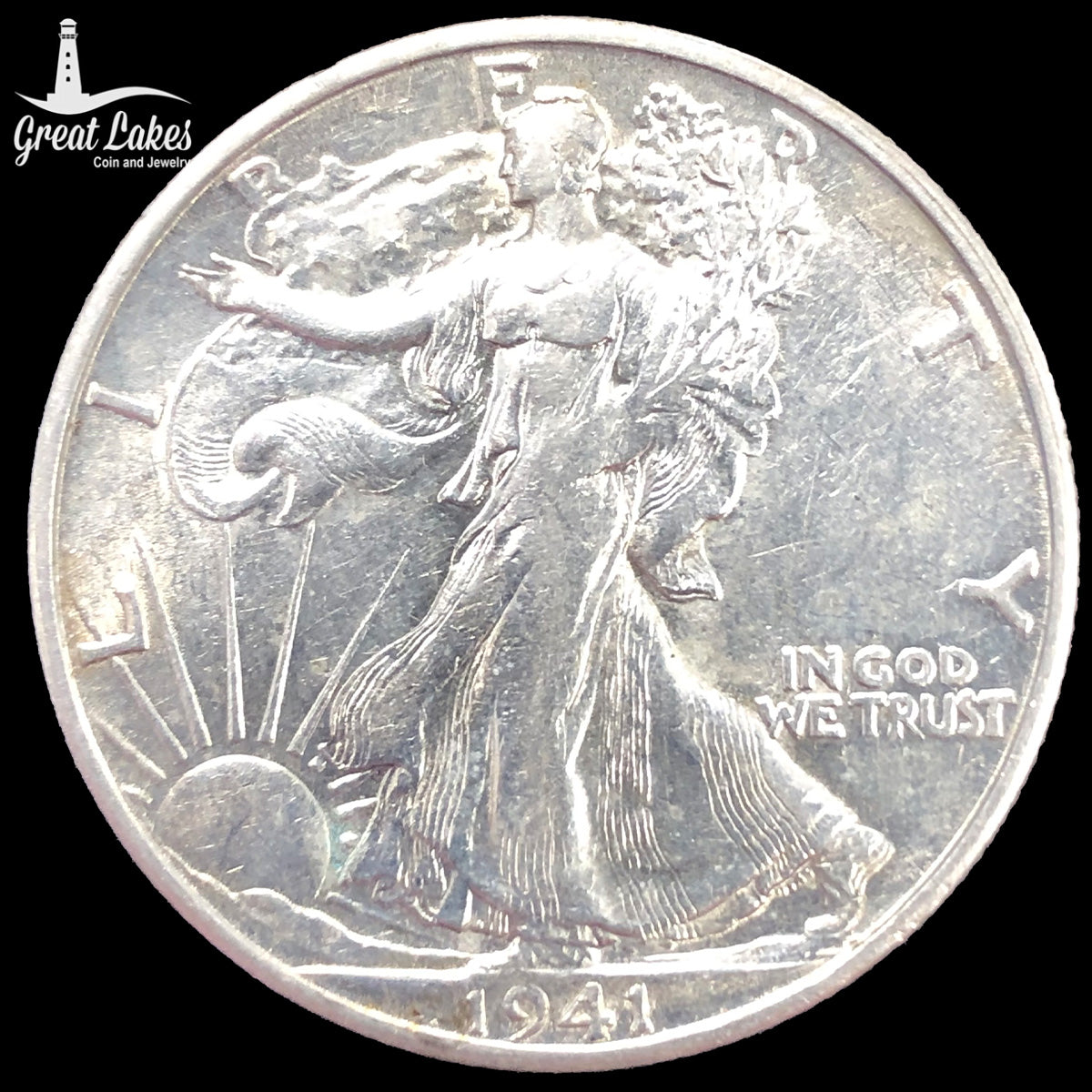 1941-S Walking Liberty Half Dollar (AU)