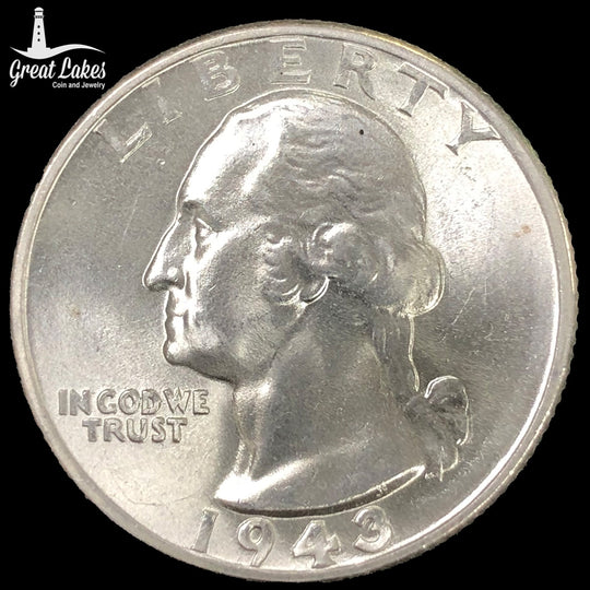 1943 Washington Quarter (BU)