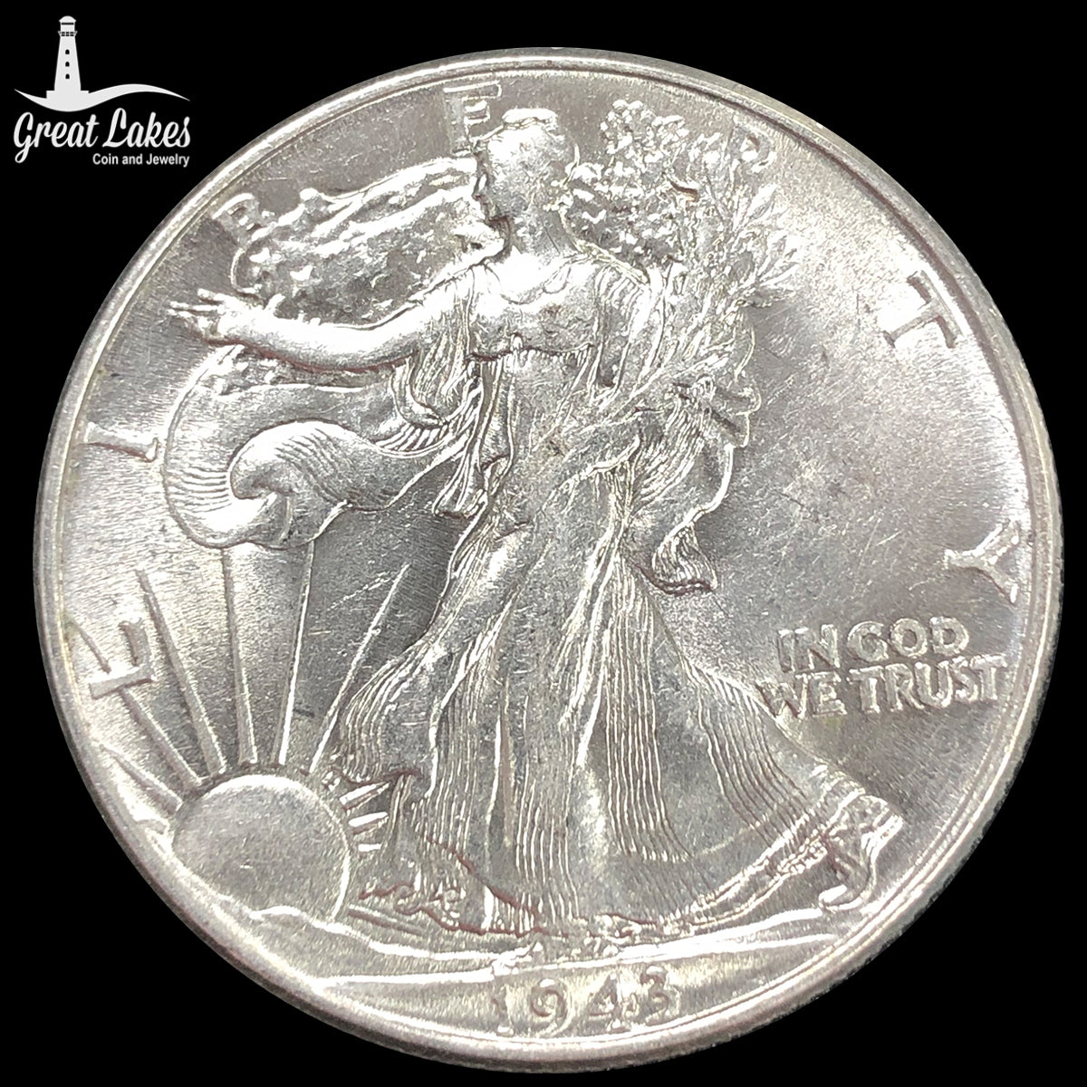 1943 Walking Liberty Half Dollar (AU)