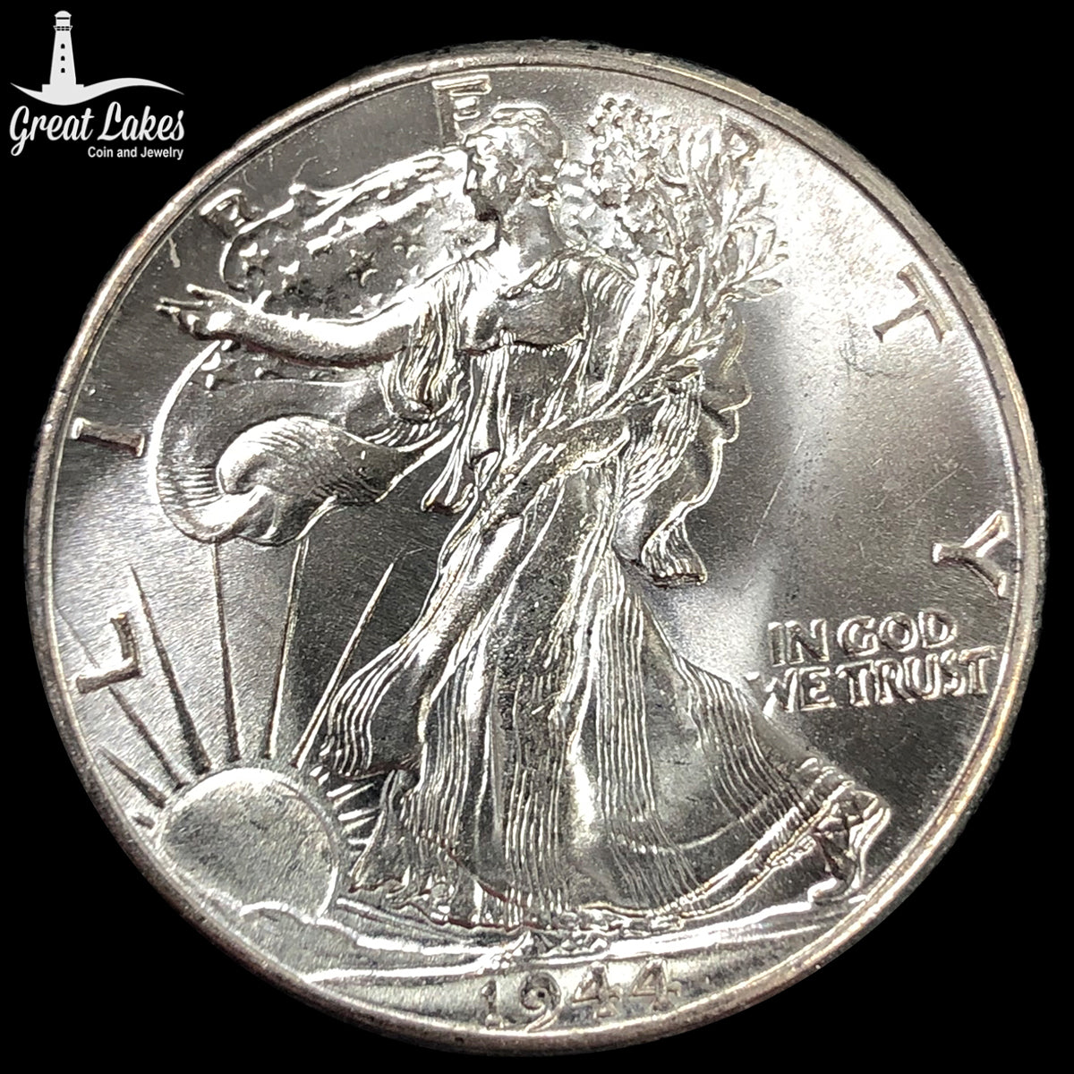 1944 Walking Liberty Half Dollar (BU)