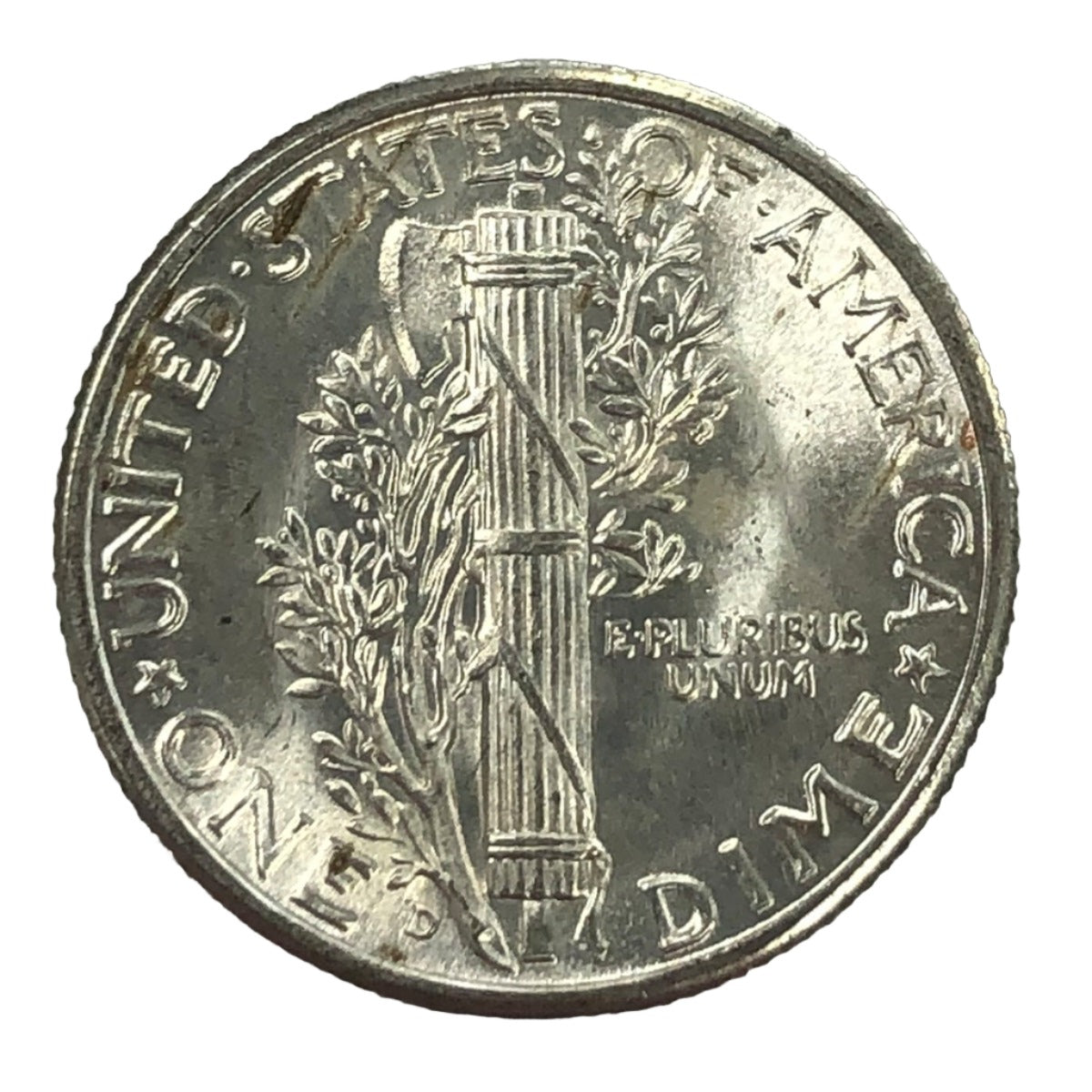 1945-D Mercury Head Dime (BU)