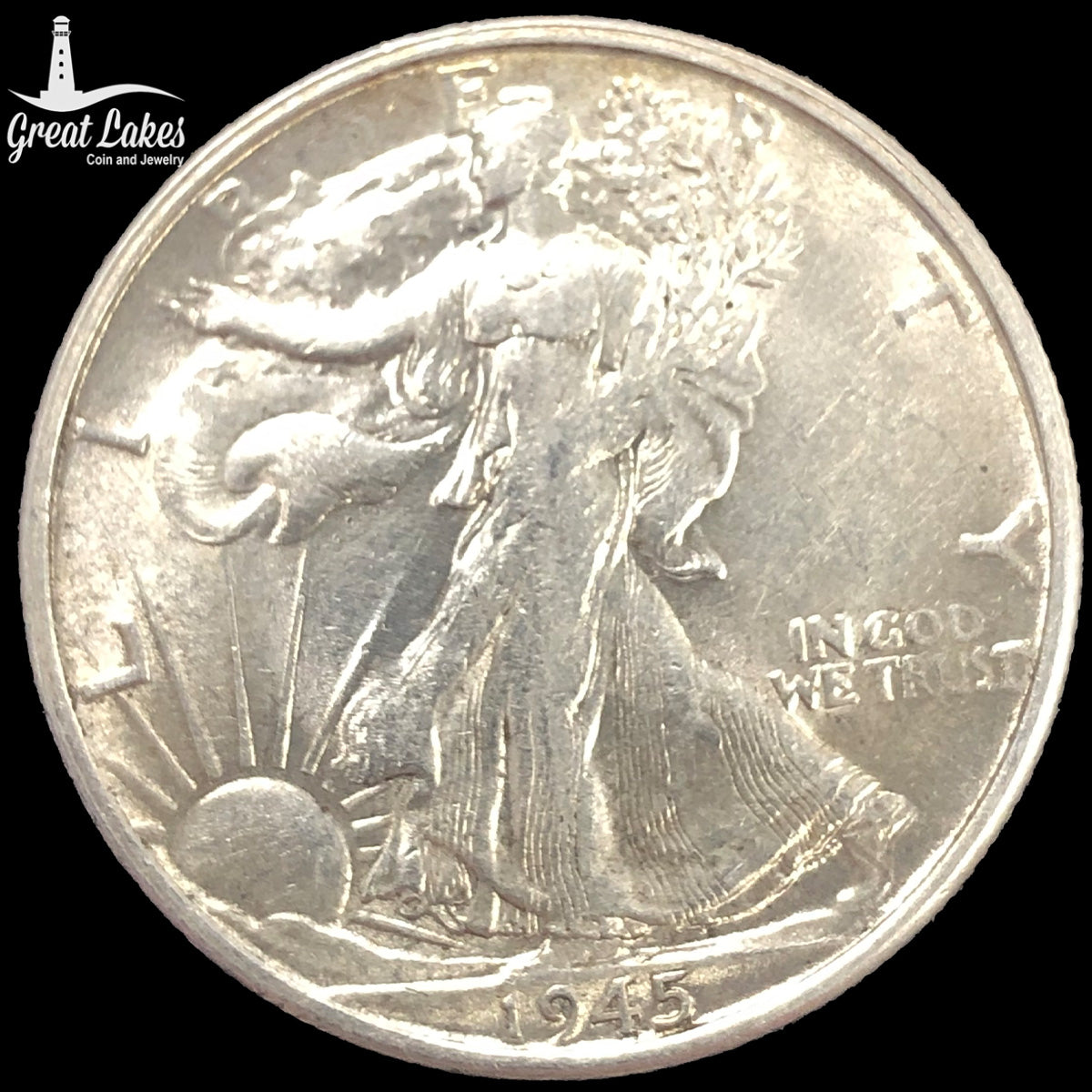 1945-S Walking Liberty Half Dollar (AU)