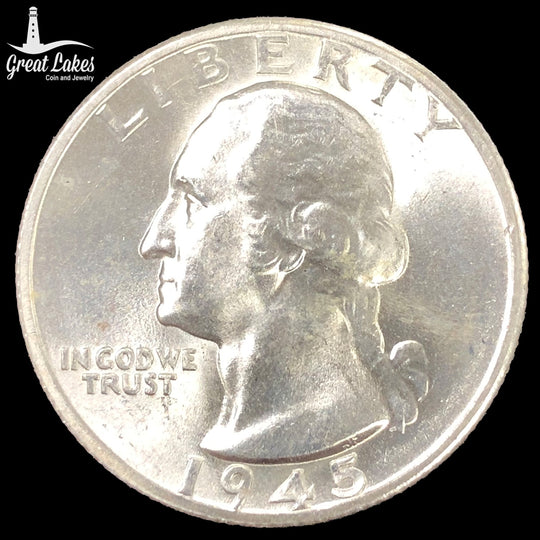 1945-S Washington Quarter (BU)