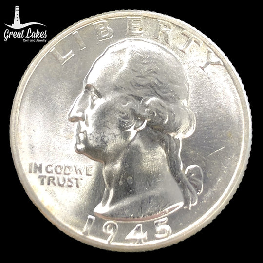 1945 Washington Quarter (BU)