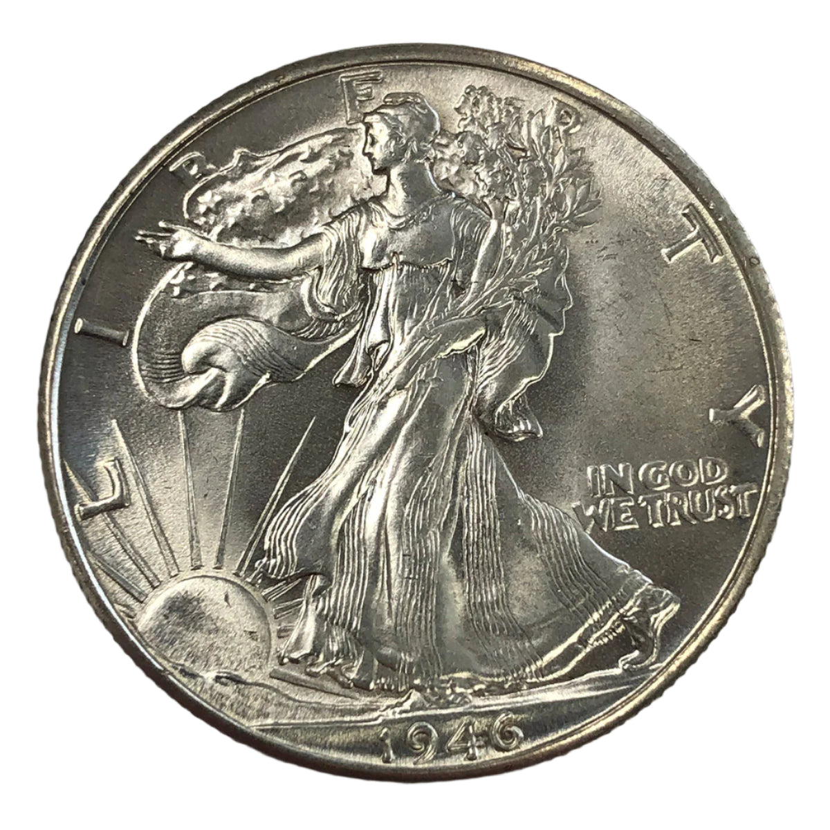 1946-D Walking Liberty Half Dollar (BU)