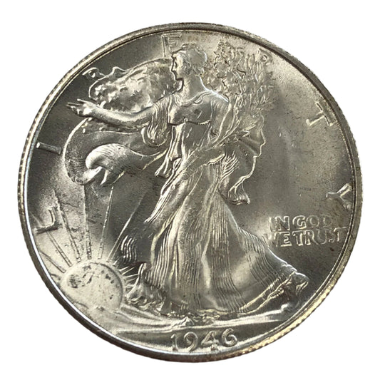 1946-S Walking Liberty Half Dollar (BU)