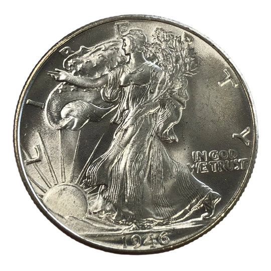 1946 Walking Liberty Half Dollar (BU)