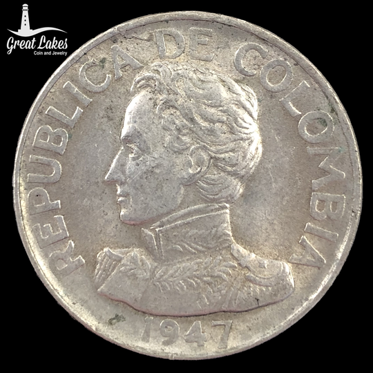 1947/6-B Colombia 50 Centavos