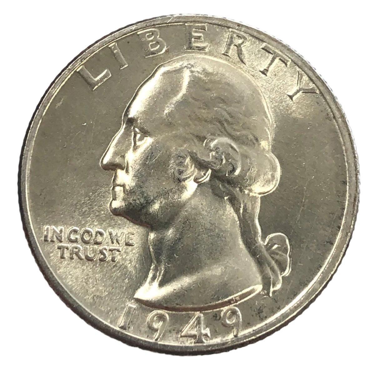 1949-D Washington Quarter (AU)