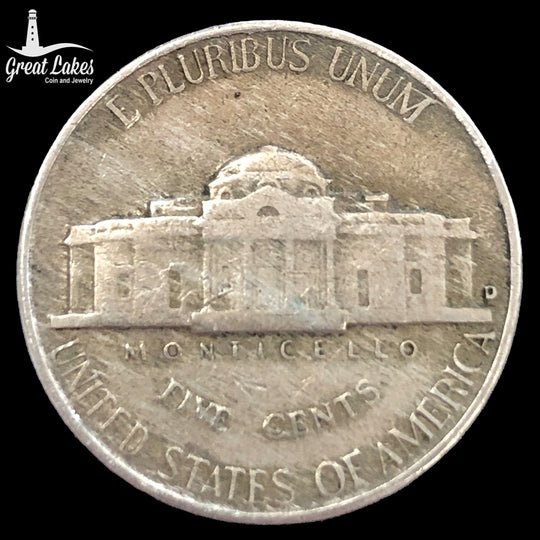 1950-D Jefferson Nickel (XF)