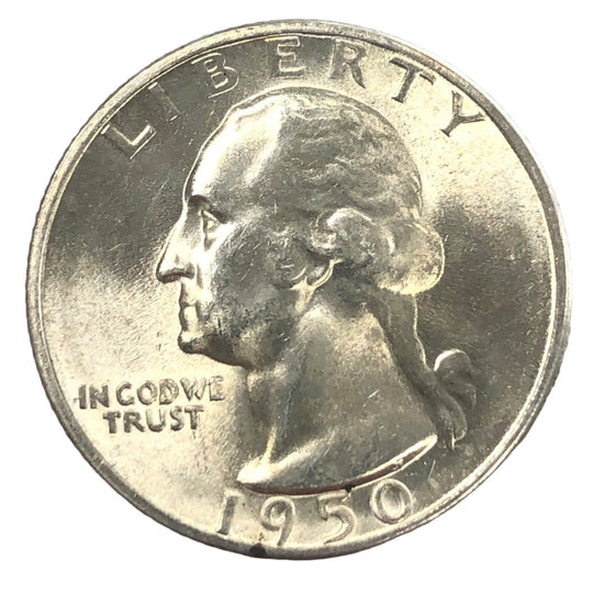 1950-S Washington Quarter (BU)