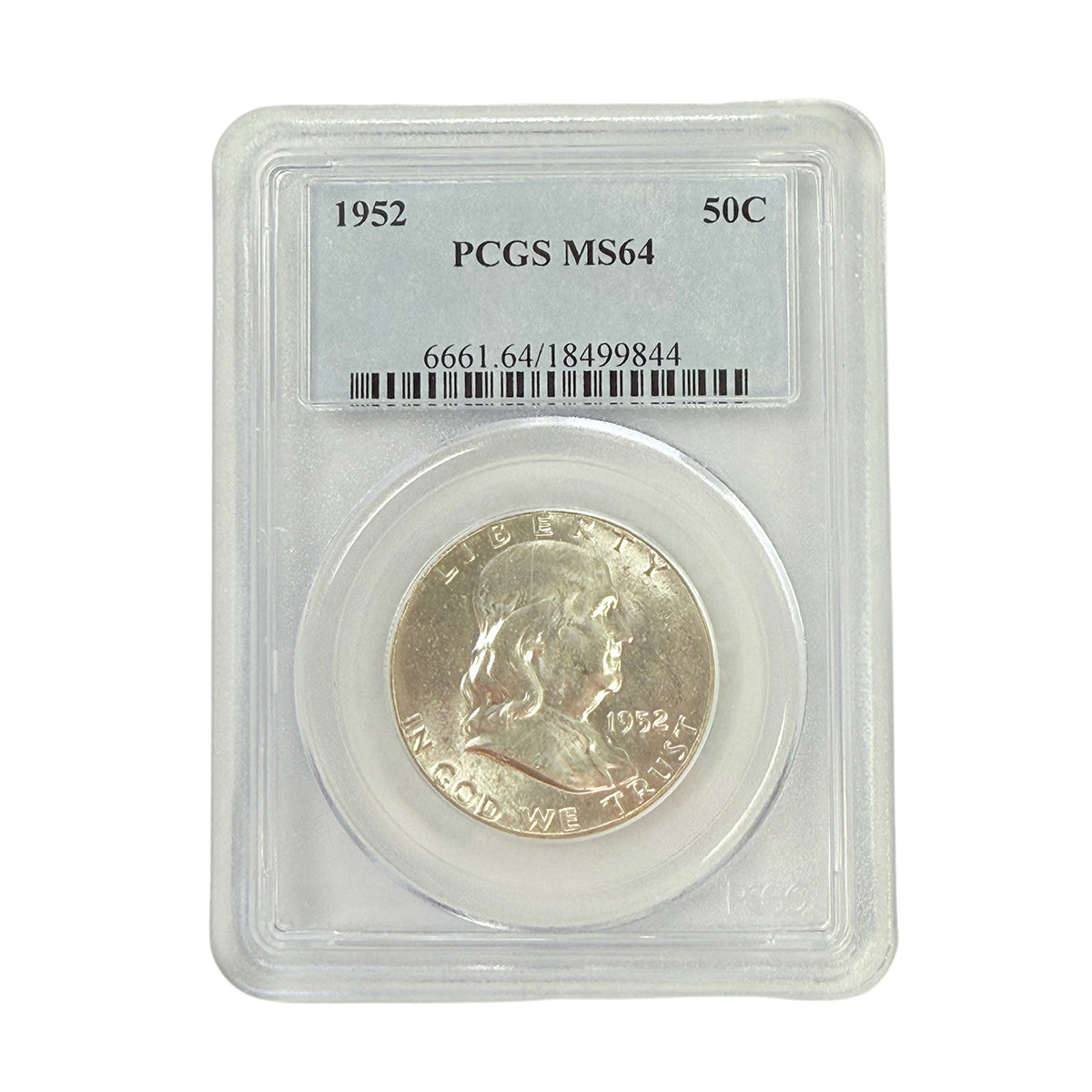 1952 Franklin Half Dollar PCGS MS64