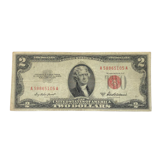 1953-A $2 Legal Tender (F)