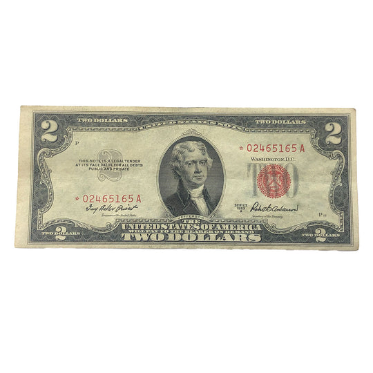 1953-A $2 Legal Tender Star Note (VF)