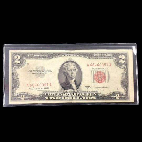 1953-B $2 Legal Tender (F)