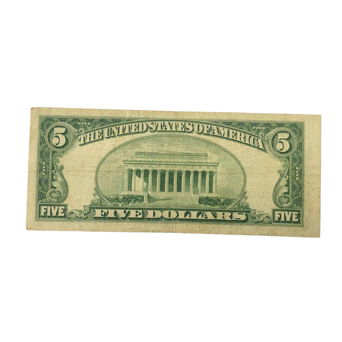 1953-B $5 Legal Tender (F)