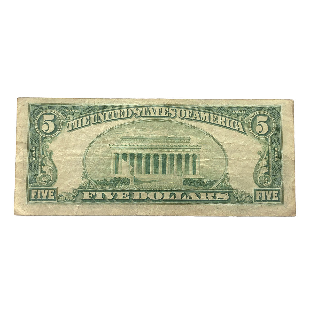 1953-B $5 Silver Certificate (F)