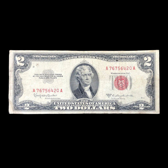 1953-C $2 Legal Tender (F)