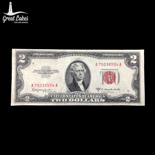 1953 C $2 Legal Tender (XF)