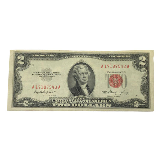 1953 $2 Legal Tender (VF)