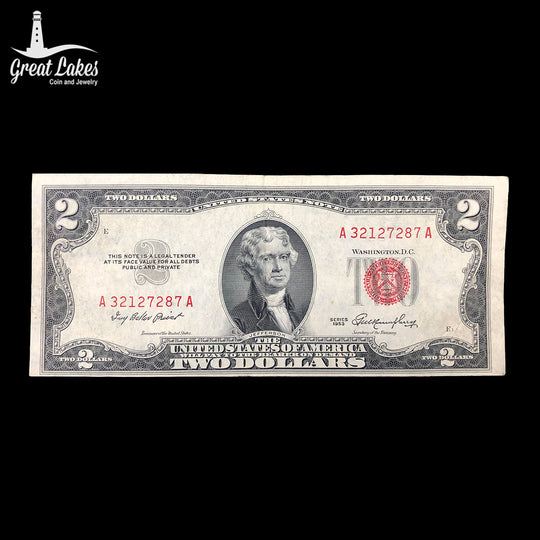 1953 $2 Legal Tender (XF)