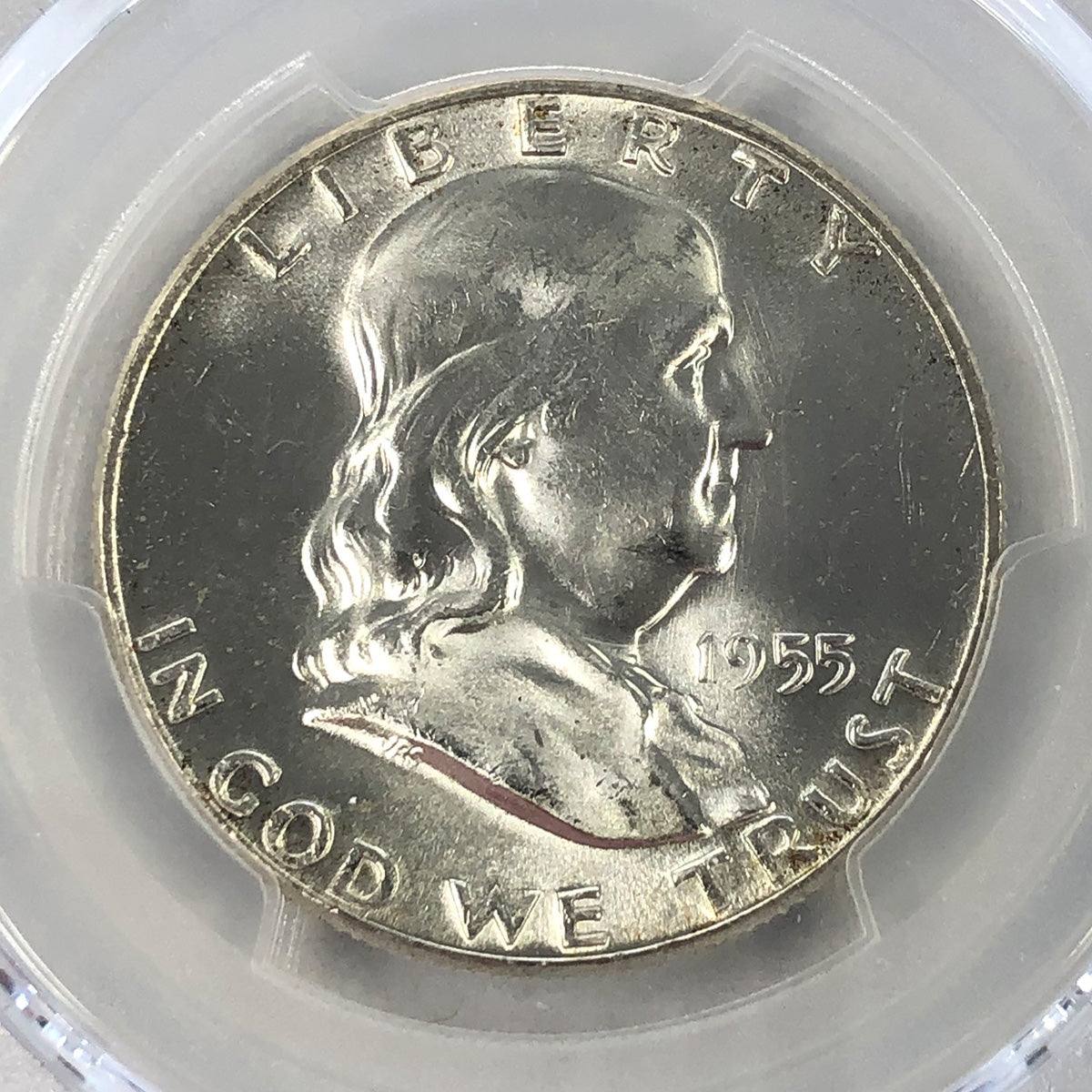 1955 Franklin Half Dollar PCGS MS64