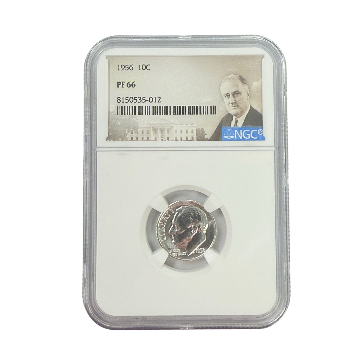 1956 Roosevelt Dime NGC PF66