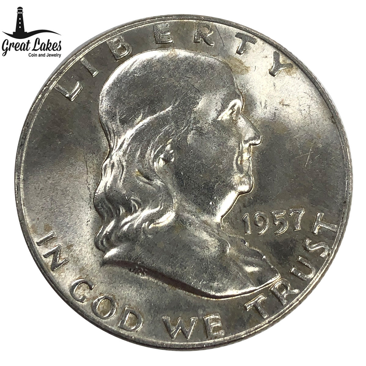 1957-D Franklin Half Dollar (BU)