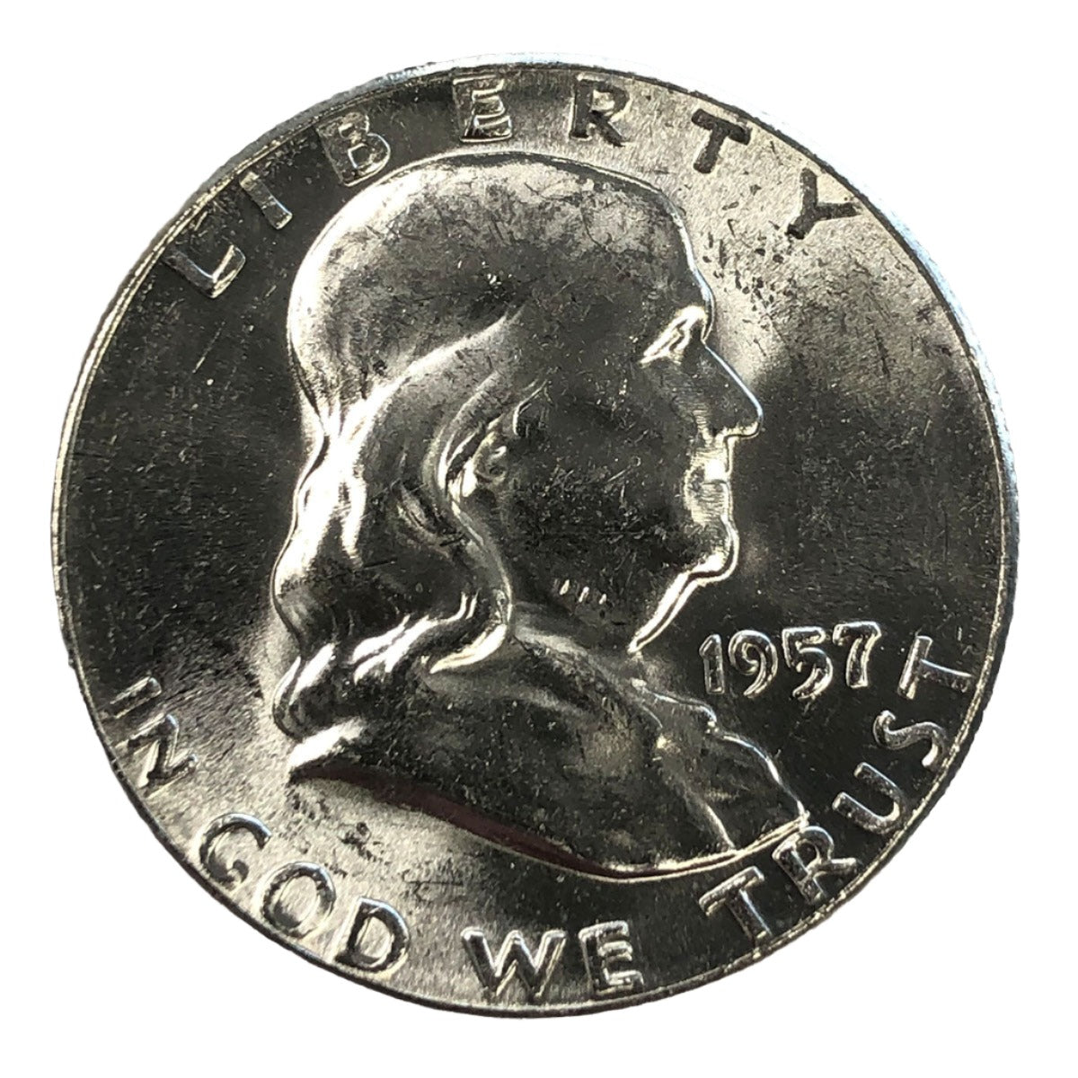 1957 Franklin Half Dollar (BU)