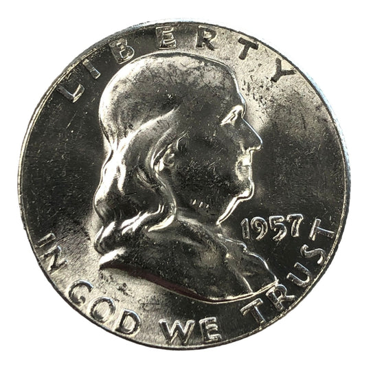 1957 Franklin Half Dollar (BU)