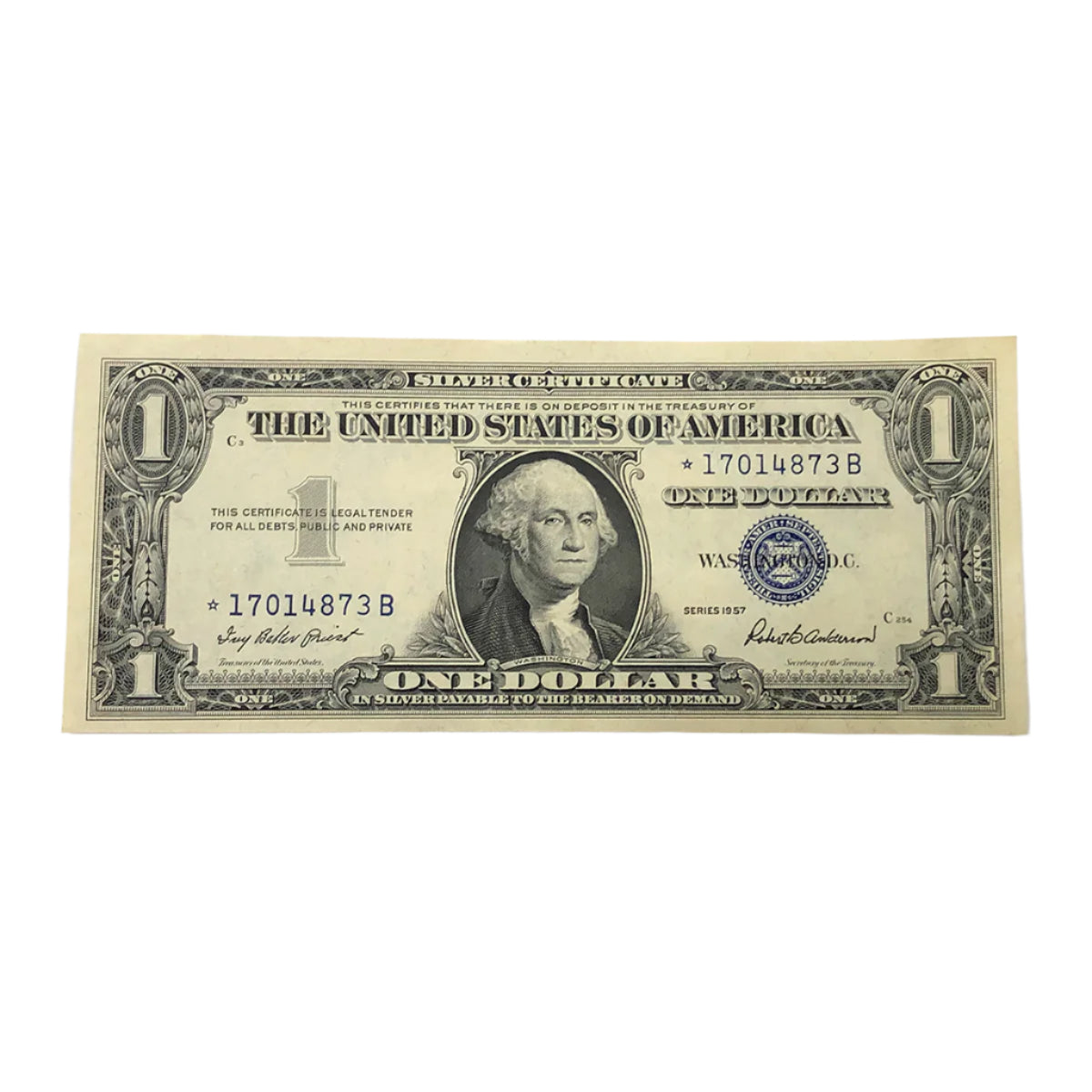 1957 $1 Silver Certificate Star Note (CU)