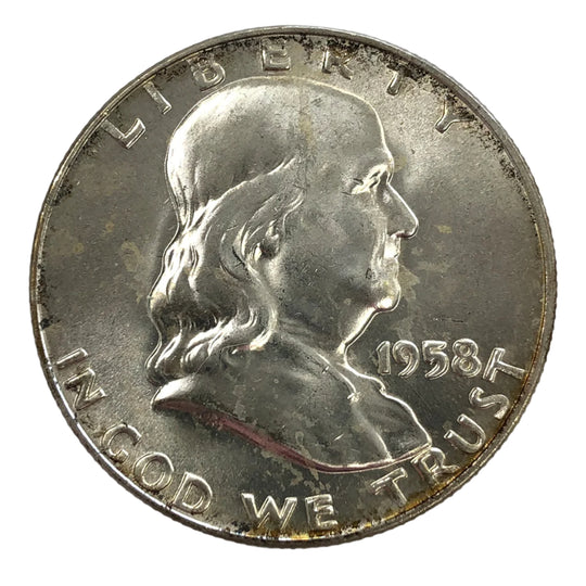 1958-D Franklin Half Dollar (BU)