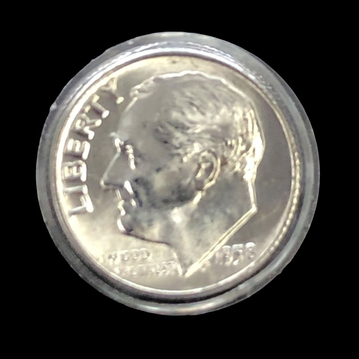 1958-D Roosevelt Dime Roll (BU)