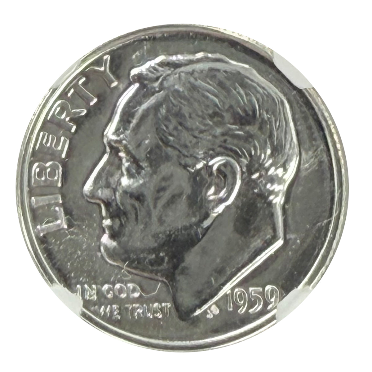 1959 Roosevelt Dime NGC PF67