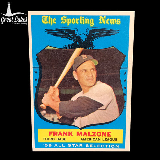 1959 Topps Frank Malzone All-Star Card #558