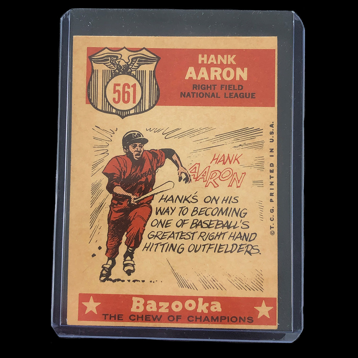 1959 Topps Hank Aaron Card #561